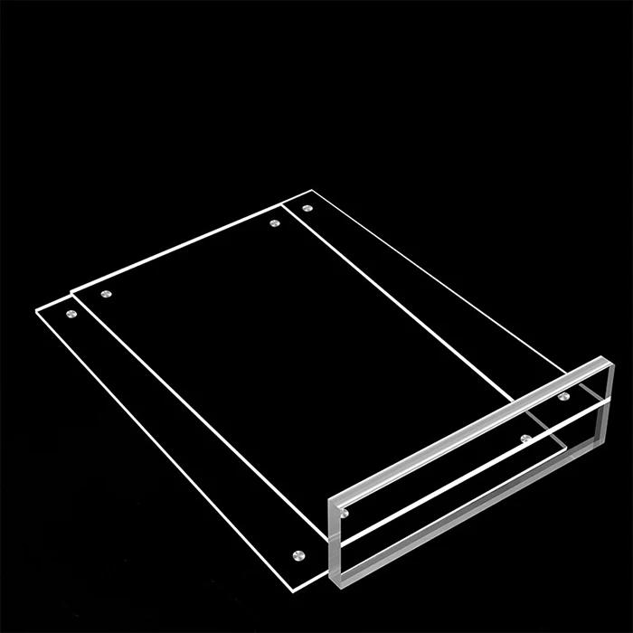 strong magnetic photo frame desktop billboard double sided clear acrylic frames picture