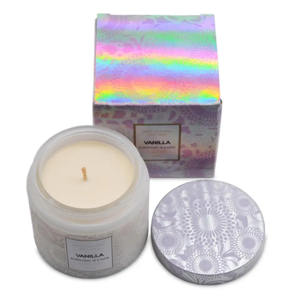 Ароматические свечи из соевого воска, Роскошные Ароматические свечи в стеклянной банке