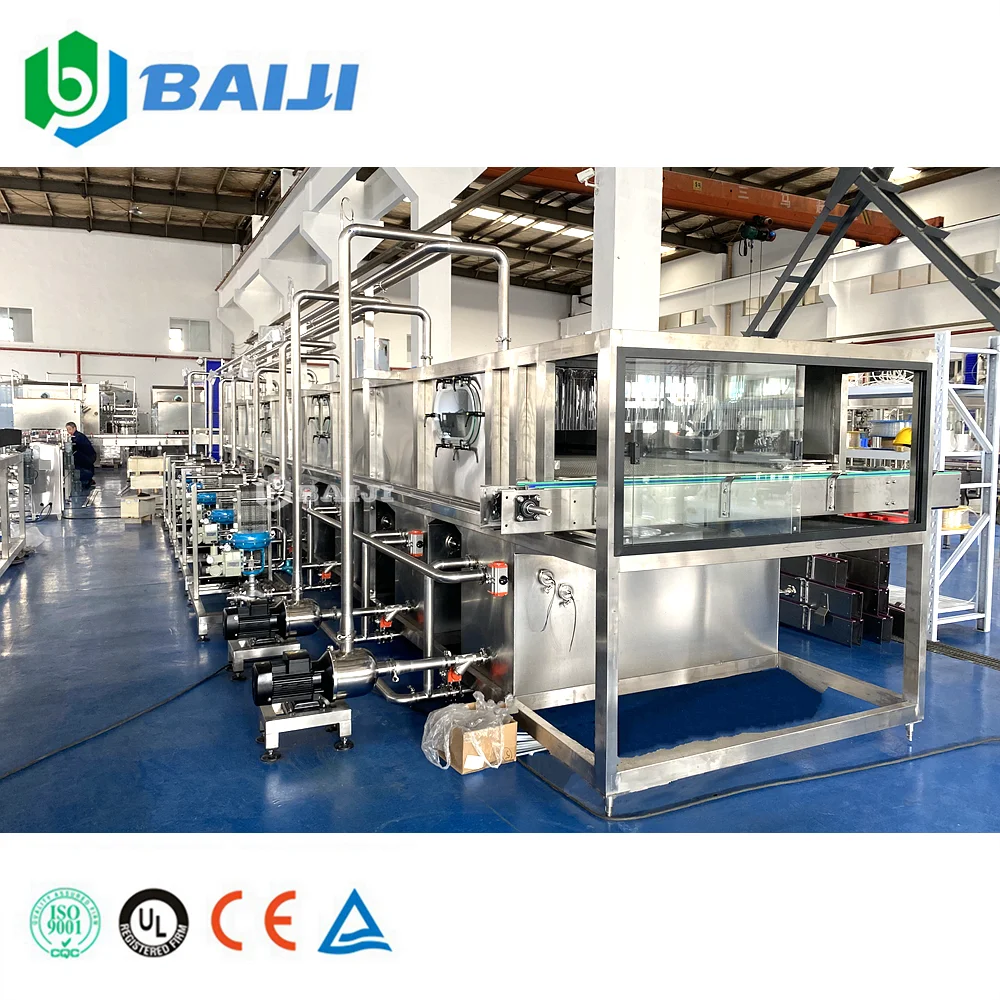 Fully automatic 500ml small scale rotary 3 in 1 fruit juice bottling making filling machine production line