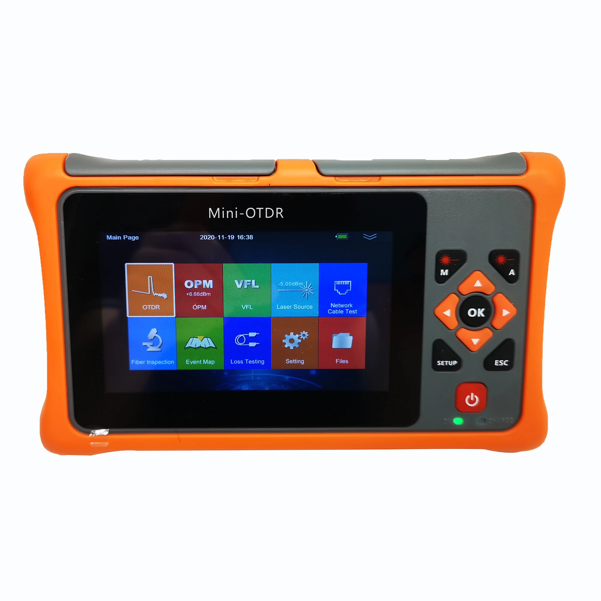 JW3302H  Famous Brand 12 in 1 FTTH mini OTDR equal to JDSU OTDR and Anritsu OTDR