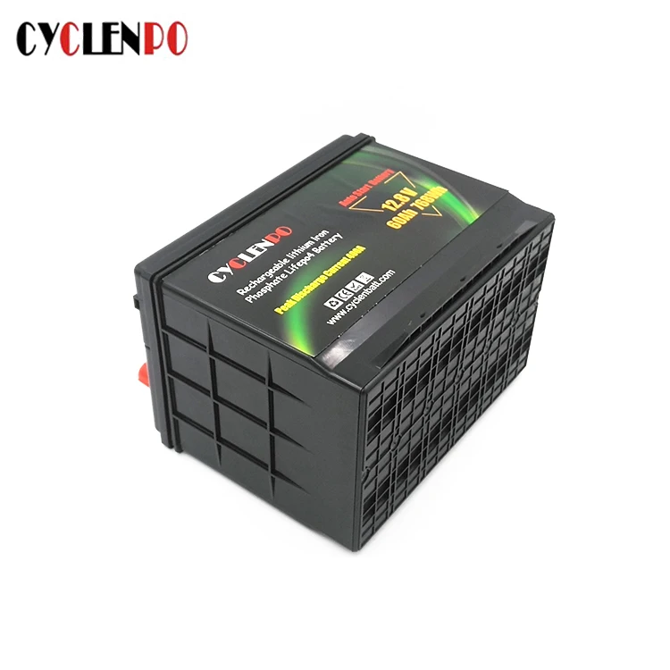 Factory supply lifepo4 car start 12v 60ah 12 volt lithium 600CCA battery for cars