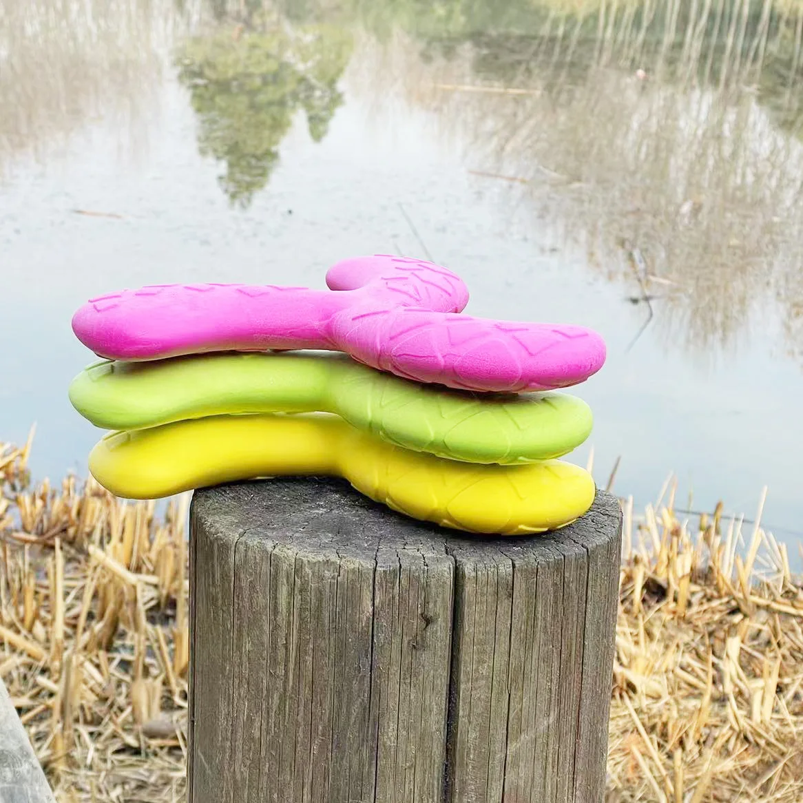 2024 New outdoor floating EVA rubber plastic chew resistant dog toy