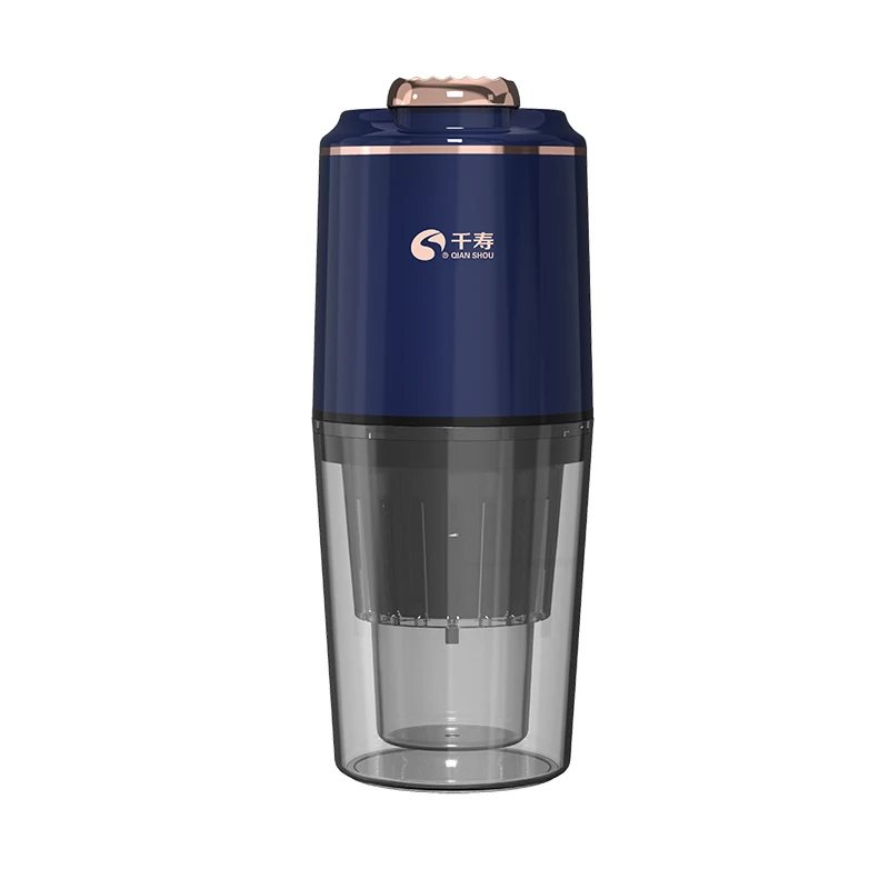 Qianshou 2021 new product rechargeable Slow Masticating portable blender Cold Press Juicet Vertical Reverse Function slow juicer