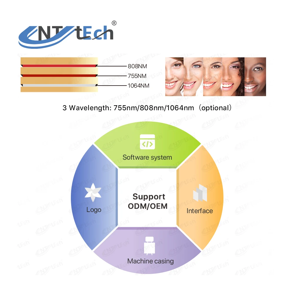 Home use diode laser hair removal device for bikini legs arms face body painless hair remover