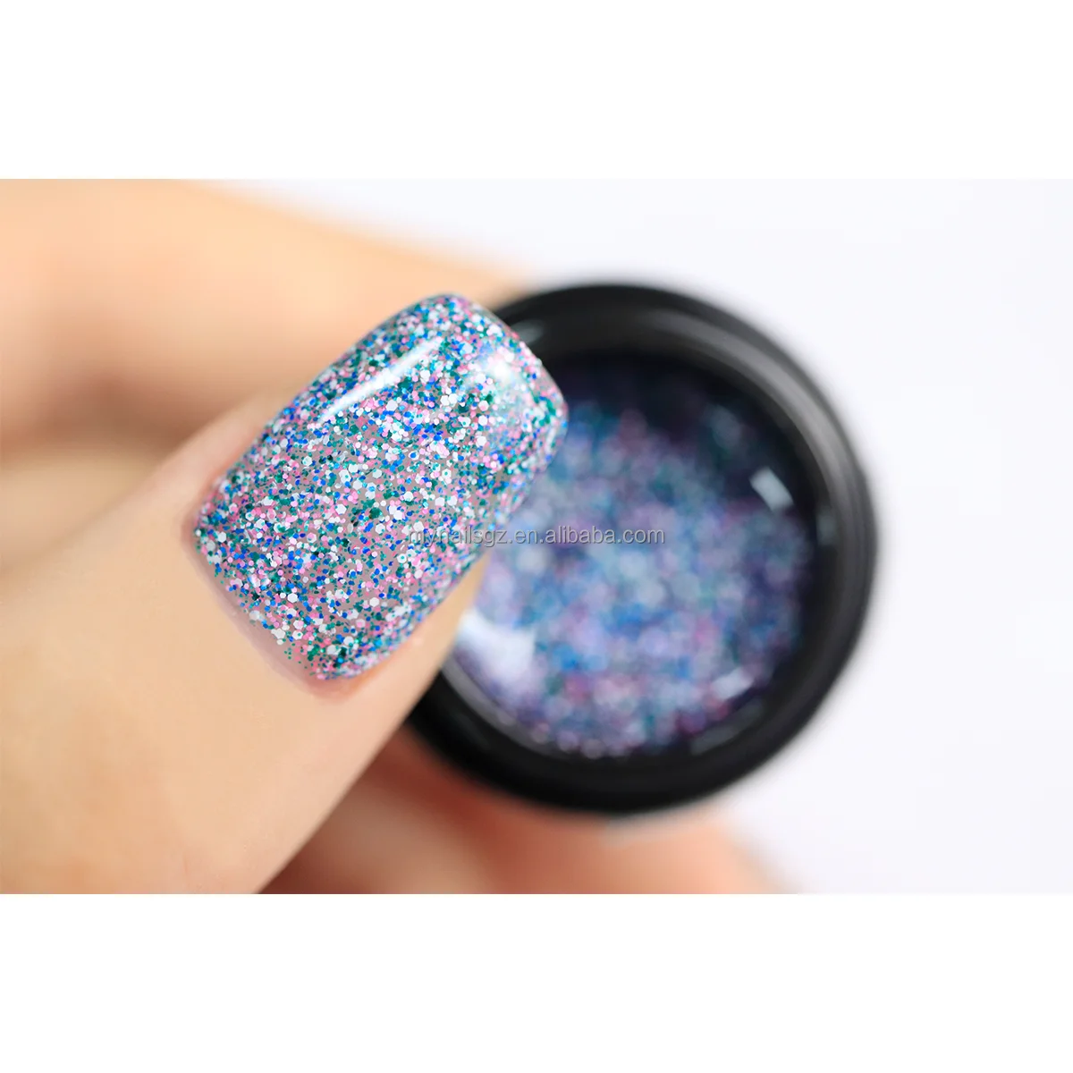2021 New Arrival 2022 Spring fashion Tweed Gel UV Nail Polish Creamy color glitter flask Soak of Inspiration from Impression