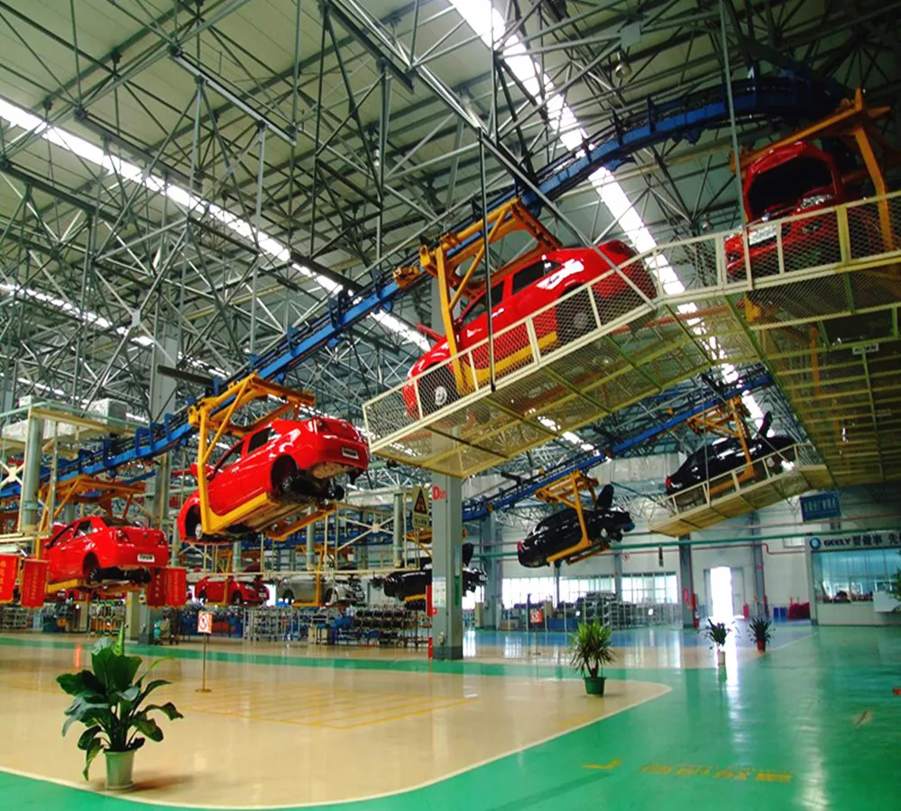 Automatic vehicle car assembly production line conveyor