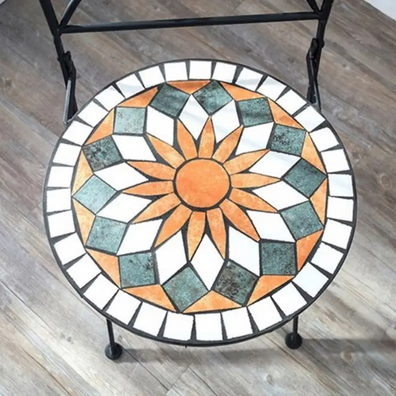 Popular Mosaic Outdoor Garden Table and Chairs