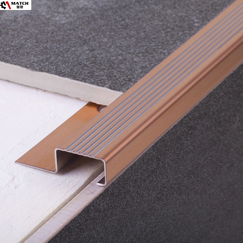 T Shape Edge Plastic Corners Stainless Steel Tile Trim