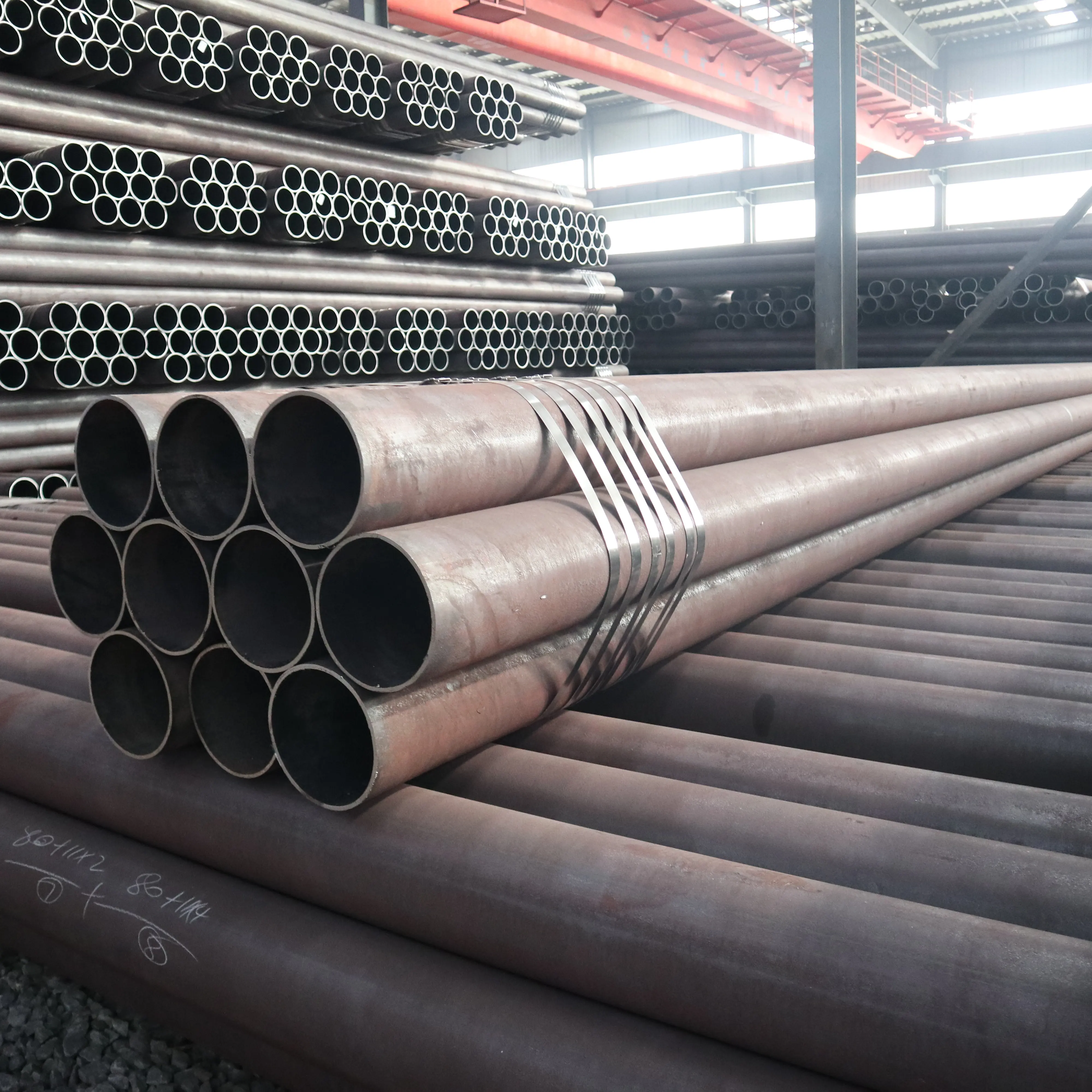 Hot Rolled Seamless Steel Pipe Q345 Carbon Steel Seamless Steel Pipe For Construction
