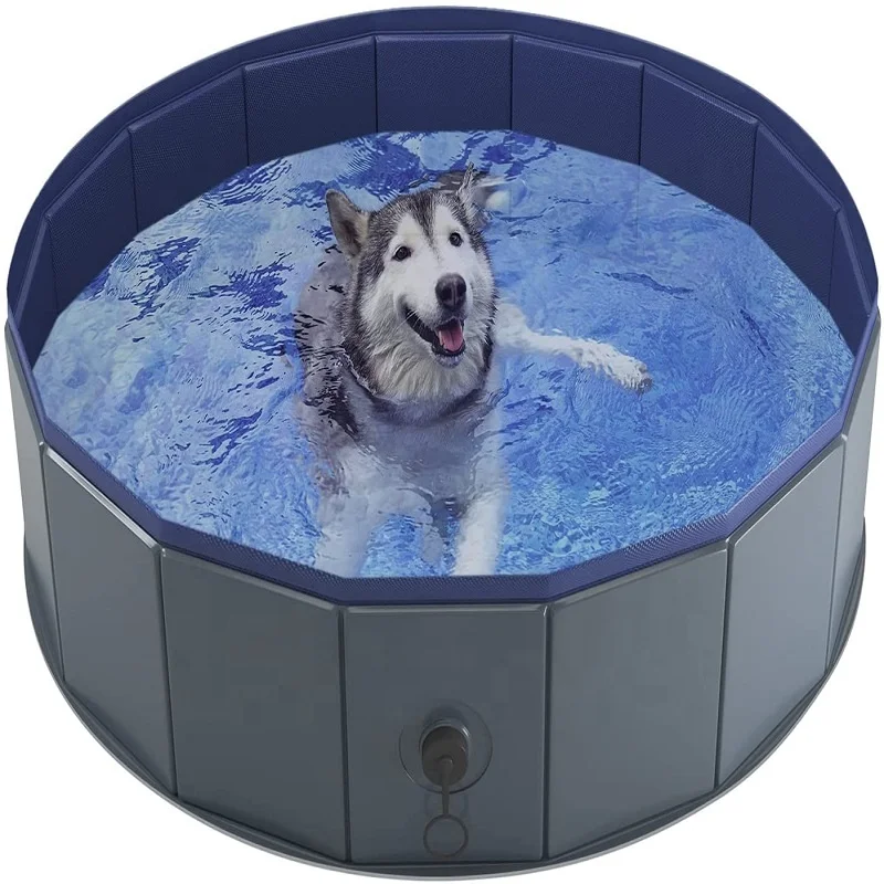  High Quality PVC Non-slip Foldable Pet Bath Dog Padding Pool for Cats
