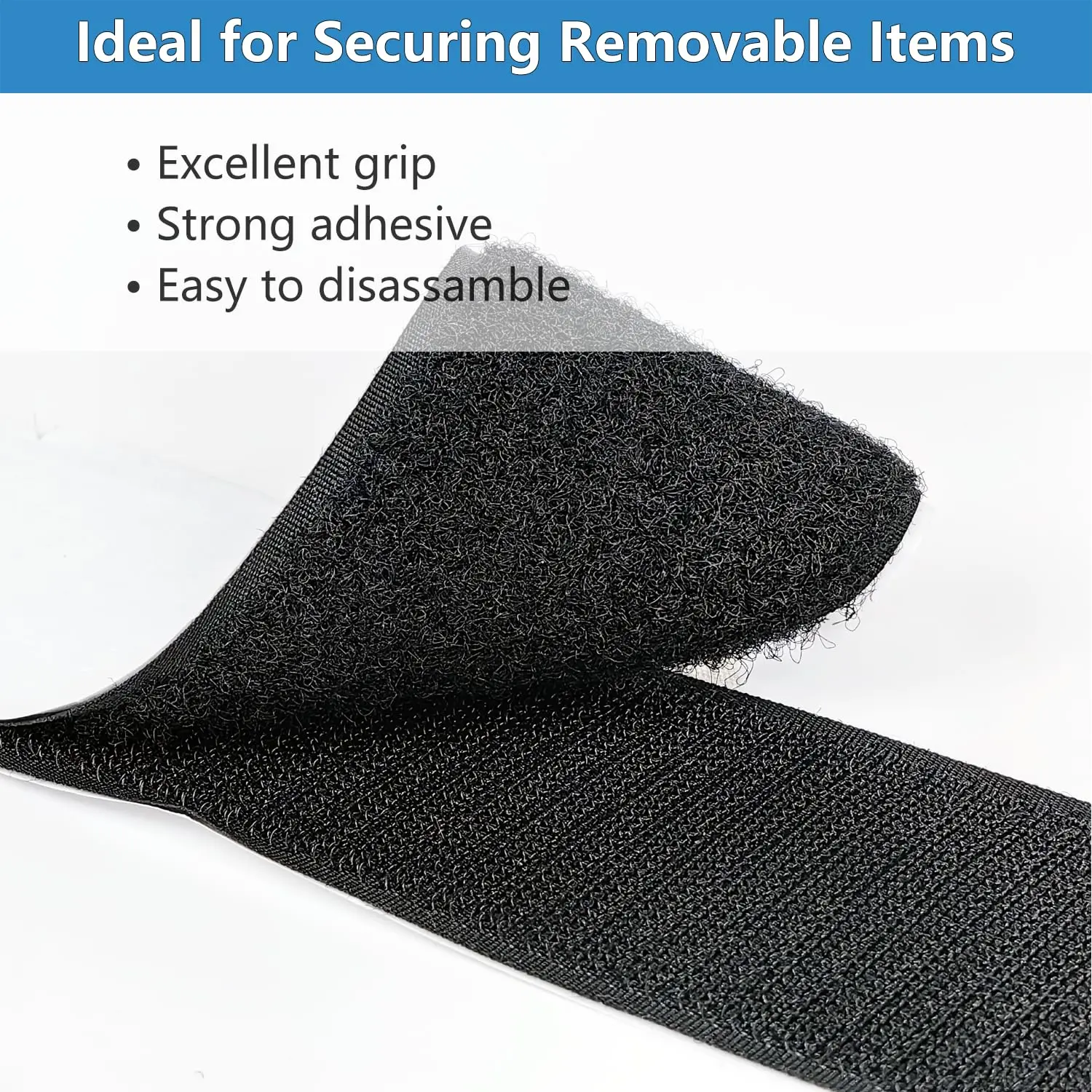 Free Samples OEM Velcroes Heavy Duty Mounting Tape Strong Sticky Back Excellent Grip Hook and Loop Strips With Adhesive