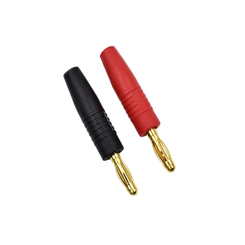 Plastic Black & Red Banana connector  for electronic test equipment