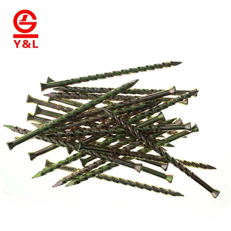 Wire galvanized Stainless Steel Screw Shank Flooring Nails