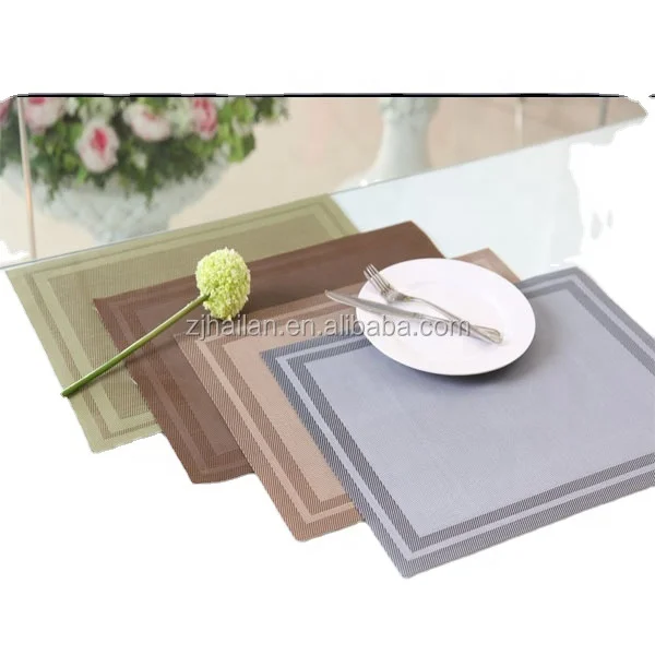 PVC placemat / dinner / table / plate mat