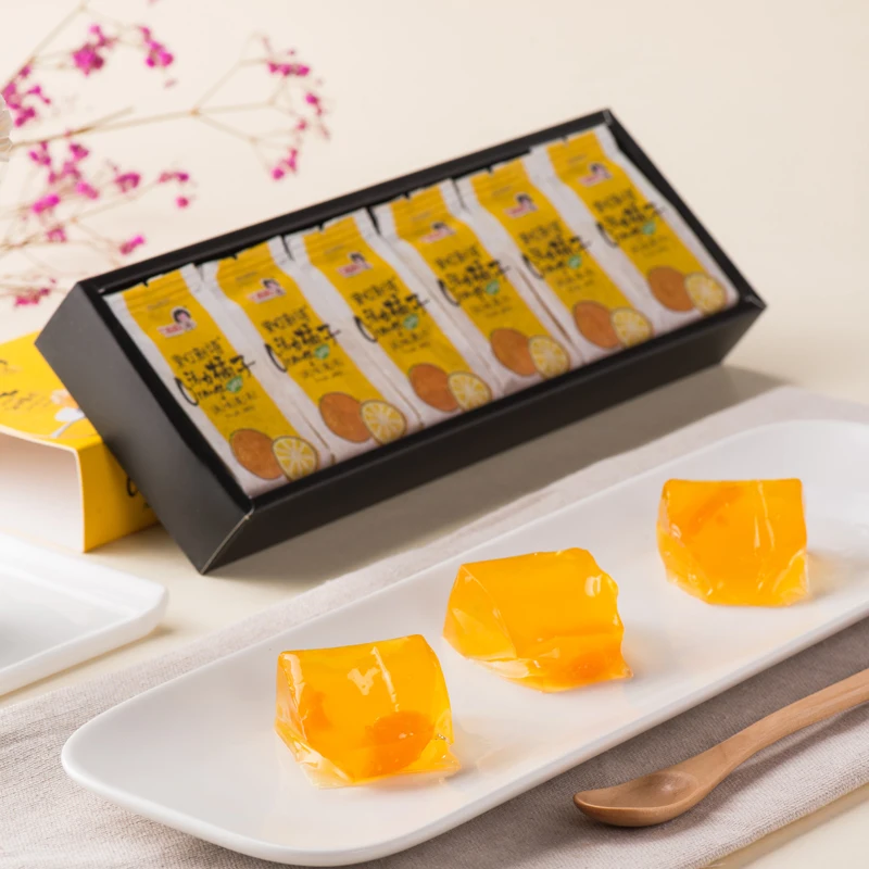  Top Quality Halal Fruit & Vegetable Snacks Sugarless Hawthorn Pulp Juice Taiwan Jelly with Factory