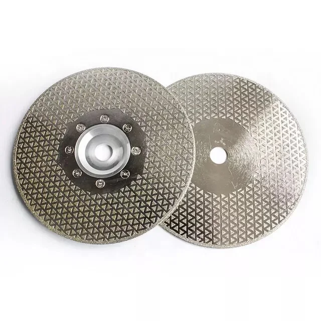 Star Dotted Electroplate Diamond Cutting Disc Grinding Wheel for Marble Angle