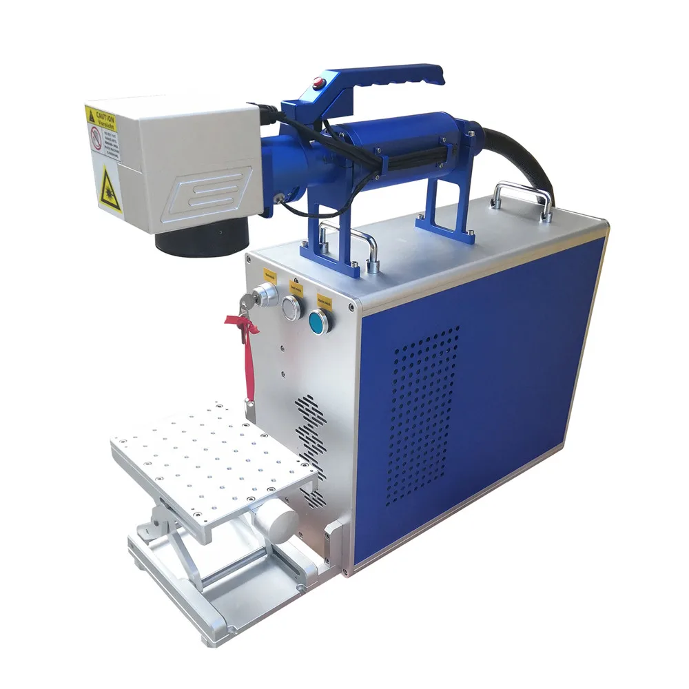 Оптоволоконные лазерные маркировочные станки, ручной и Стационарный Лазерный гравировальный станок на продажу по низкой цене