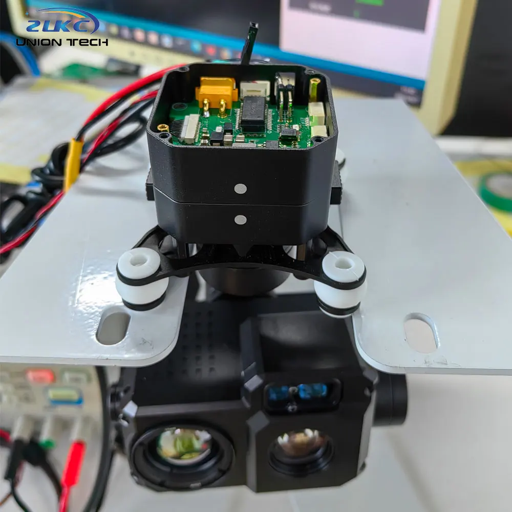 Union-Tech FL 25MM Three Light Thermal Vision Laser Ranging Gimbal Camera Uav Pod