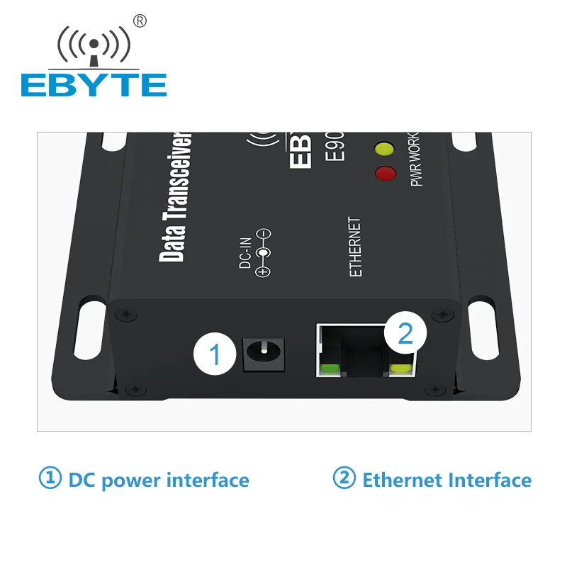 Ebyte ModBus 433mhz Ethernet wireless rf transceiver 1W iot module Modbus TCP to Modbus RTU Gateway