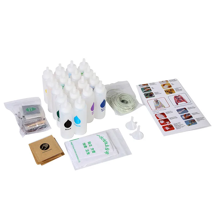 popular 18 colors no fading tie dye kit CE  Tie-Dye Kit Party Creative Group Activities DIY Fashion Dye Kit for Kids