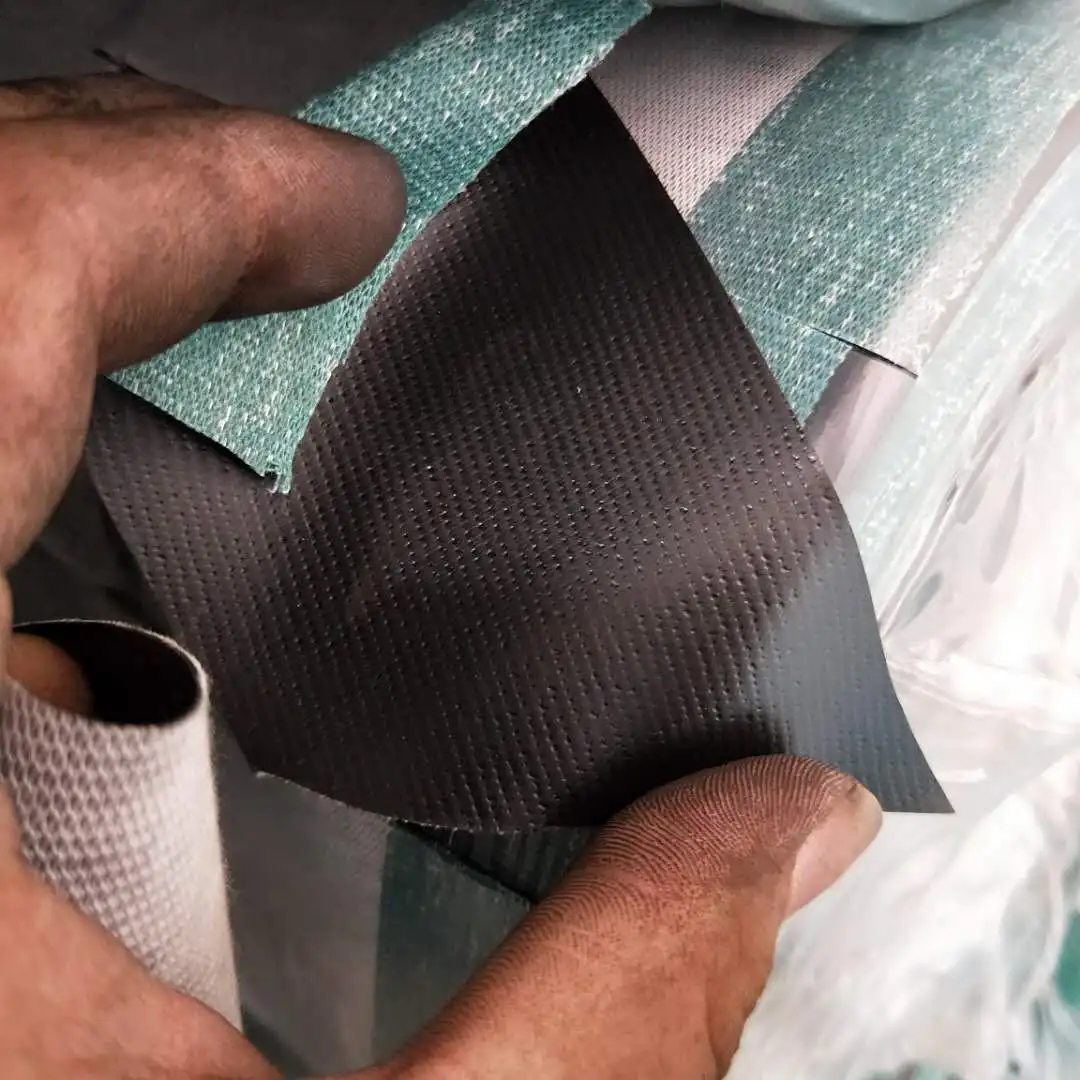 Taiwan C Grade PVC Artificial Leather Stock Lot