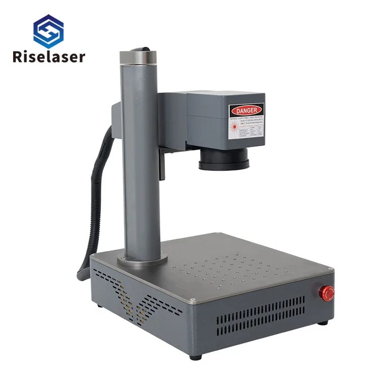 Riselaser High Quality Metal Laser Marking Engraver Machine Portable Fiber Laser Marking Machine Jewelry Ring Gold Silver