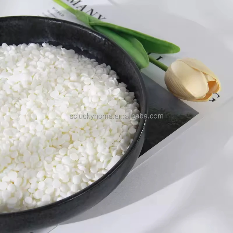 Bag Natural Soybean oil WAX Factory, Bulk Organic Soy wax flake for Scented candle making | low melting point & eco-friendly