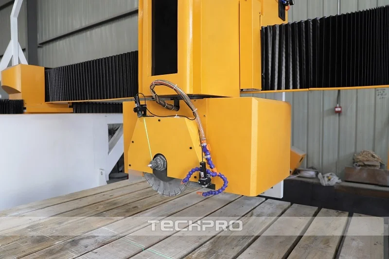 Новая гранитная пила мостовая 5-осевая машина для резки камня CNC мрамора и инструменты