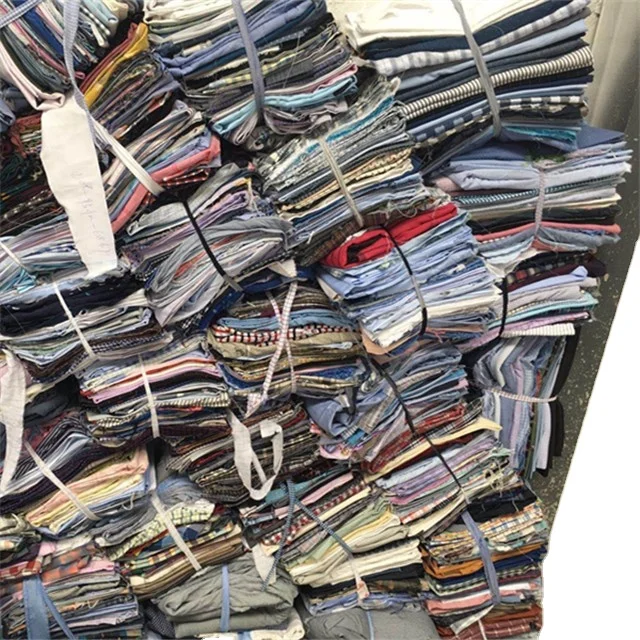 A grade 100gsm cut piece 100% cotton yarn dyed check fabric shirting fabric for garment