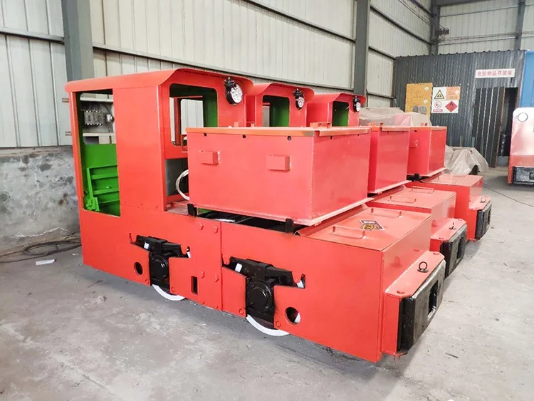 Mining Track Conveying Electric Locomotive Variable Frequency Speed Control Underground Shunting Locomotive