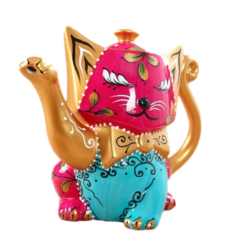 Оптовая продажа высококачественный керамический чайник ручной росписи роскошный элегантный фарфоровый чайный набор для