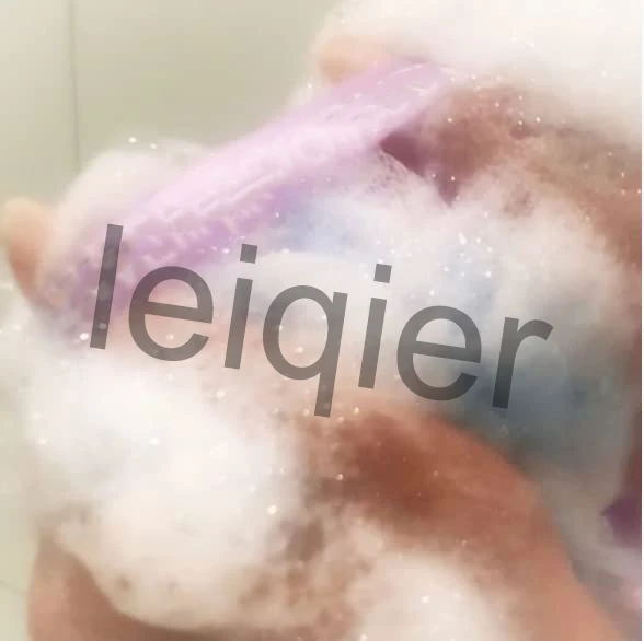 Custom Logo Loofah Bath-Sponge Swirl-Set-XL-75g Extra-Large Mesh Pouf (4 Pack Color Swirls) Luffa Loofa Loufa Puff Scrubber