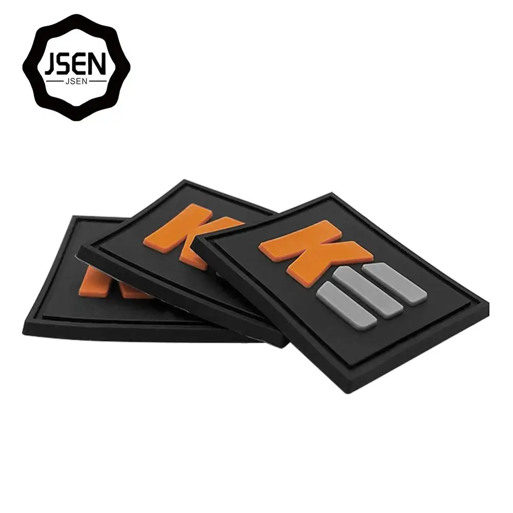 
Wholesale Cheap Custom Private Clothing Embossed Brand Name Logo Soft Silicone PVC Rubber Patch Label For Garment 