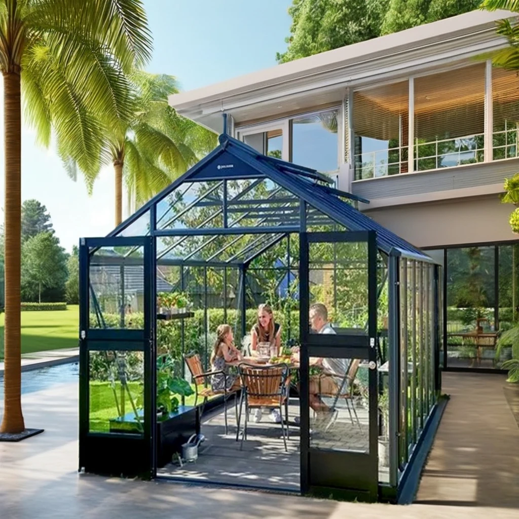 Villa Outdoor Aluminum Glass Garden House Sunrooms Glass House