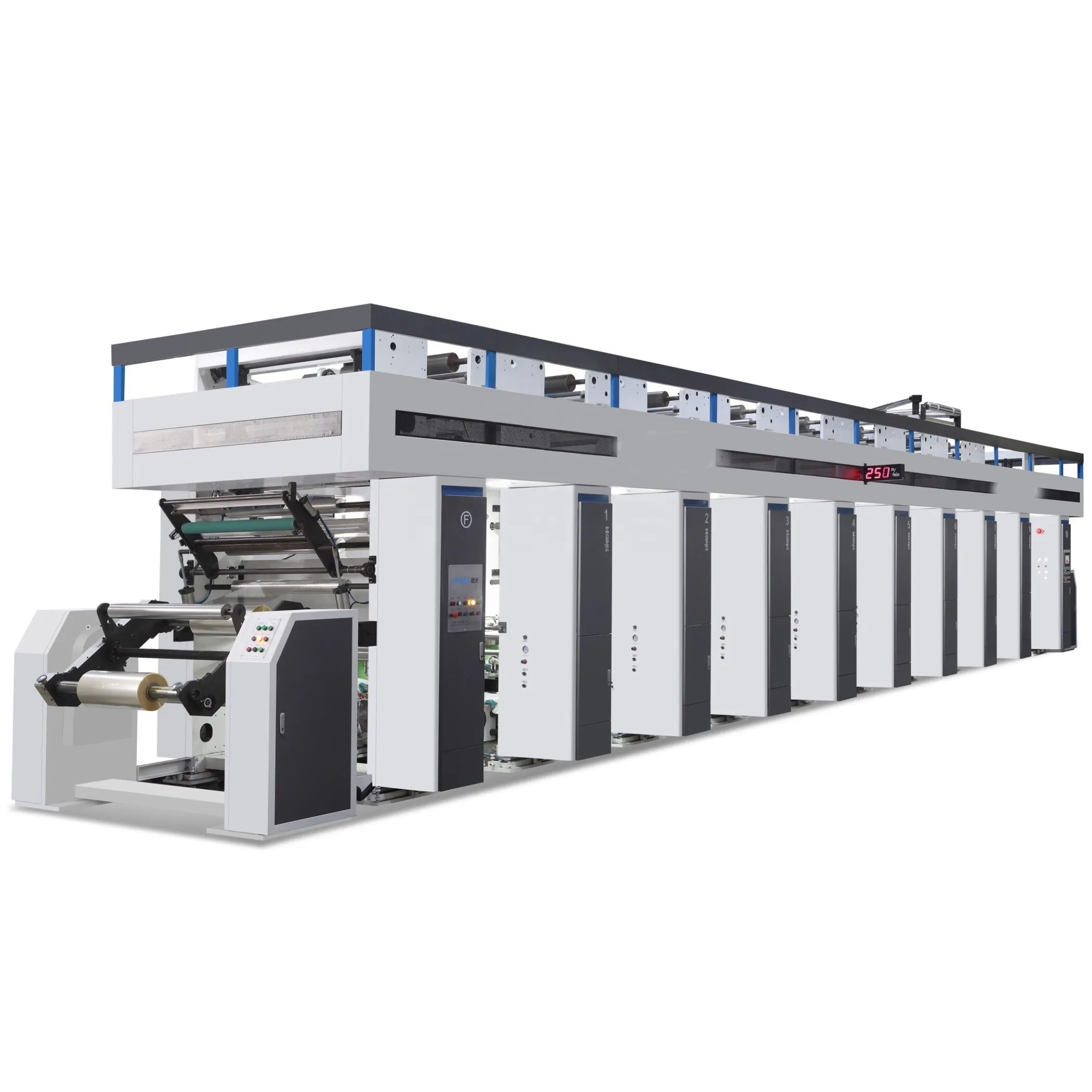  BT-RPM-DGAY1050A 8 цветов фильм Серводвигатель управления ROTOGRAVURE реклама печатная машина глубокой печати Cyliner