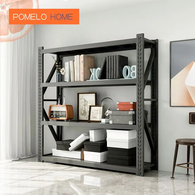 Pomelohome Black Epoxy 4 Tiers Adjustable Cold Room Shelving Heavy Duty Metal Storage Shelf Nsf Approval