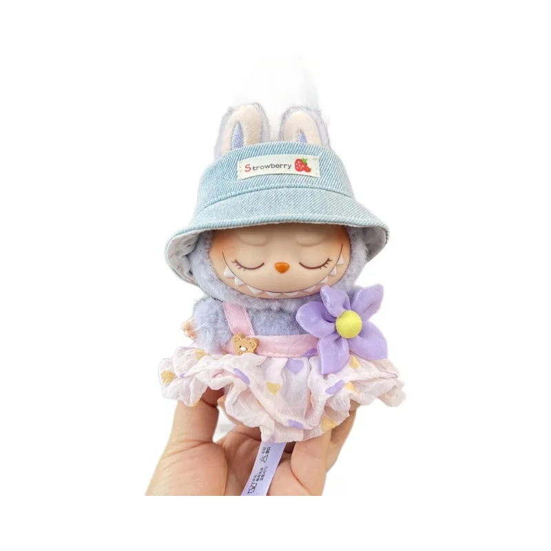 Wholesale Pop-Mart Labubu Clothing Hot Sale Popular Doll Labubu Macaron Dress Clothing Toy Set Without Doll
