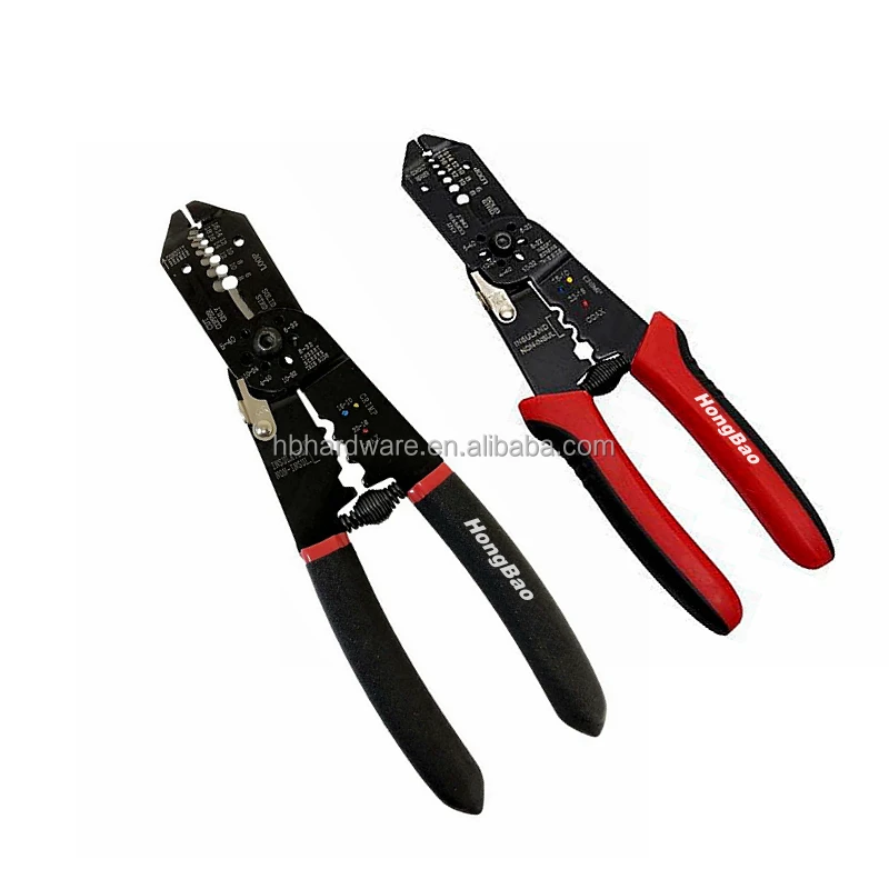 Multi Functional Crimping Tool Anti Slip Rubber Featured Coat Handle Terminal Crimper reliable efficacy Cable Wire Cutter Pliers