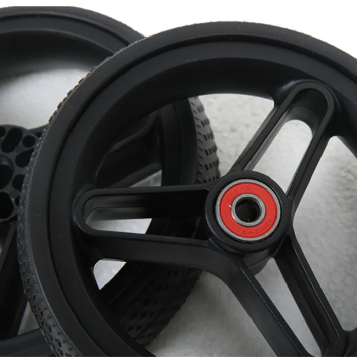 7 Inch Plastic Hub Pu Foam Tire Wheel Eva Foam Wheel for Baby Stroller