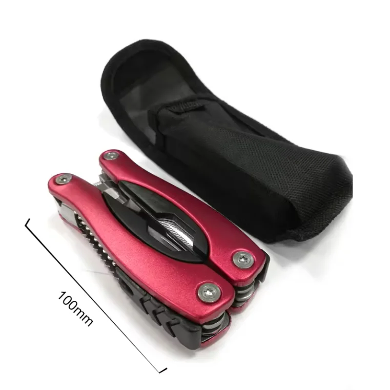 Medium size folding outdoor plier knife function multi tool