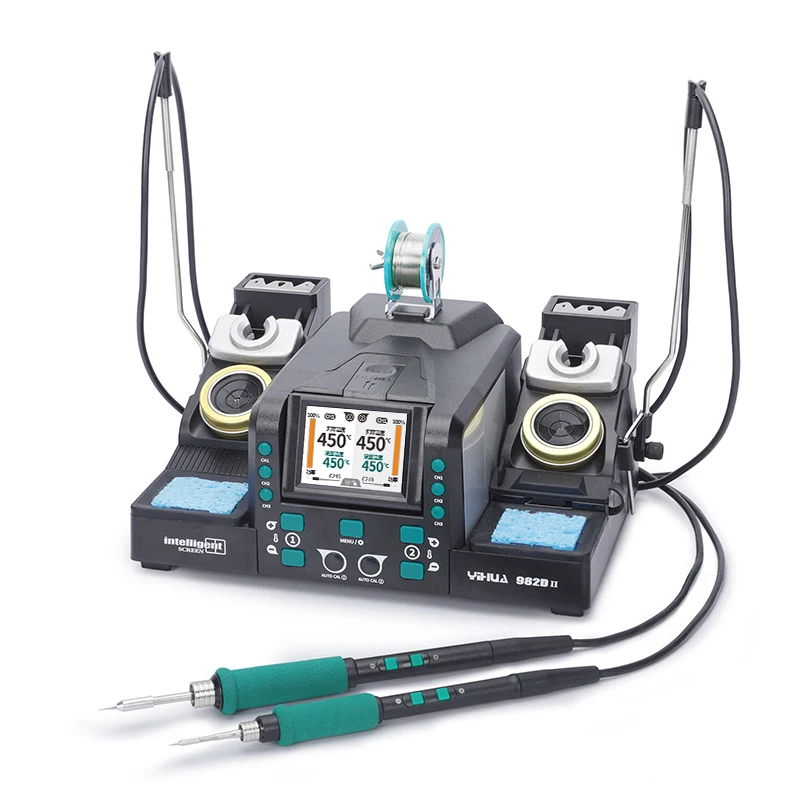 YIHUA 982D-II C210 C245 прецизионная паяльная станция для микрокомпонентной переделочной станции SMT SMD с автоматической калибровкой