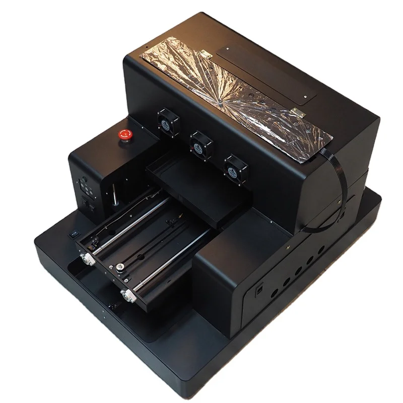 A4 Mini UV Printer-Smallest cheapest UV Flatbed Printer For Phone Cover Printing With Software L805 Print Head