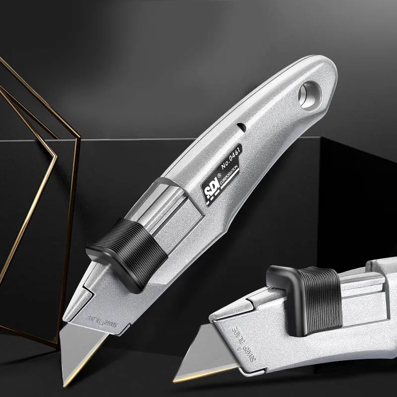 ABS Plastics attached two 0461blades  metal carpet leather knife carpet cutting knives