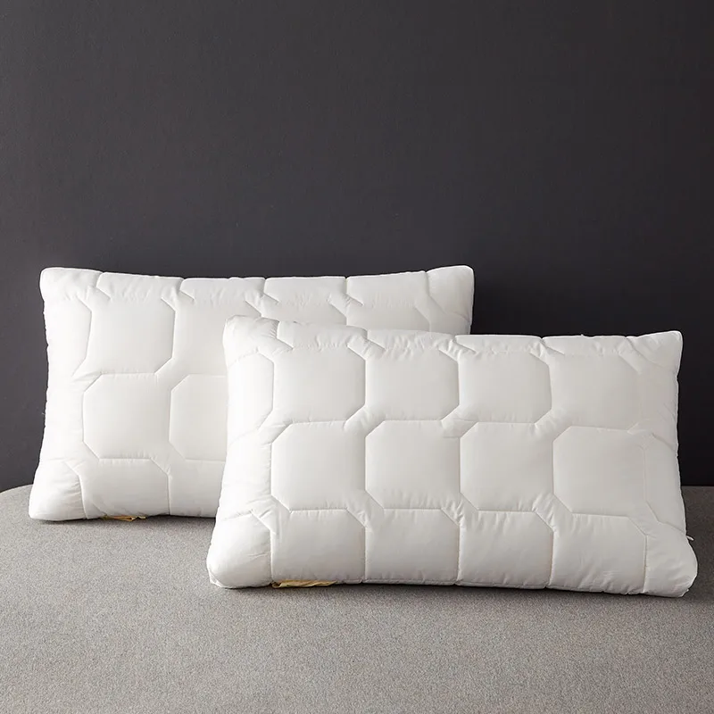 OEM ODM Cotton Cover Pillow Luxury Hotel Quality Bedding Pillow Wholesale Polyester soft White pillow