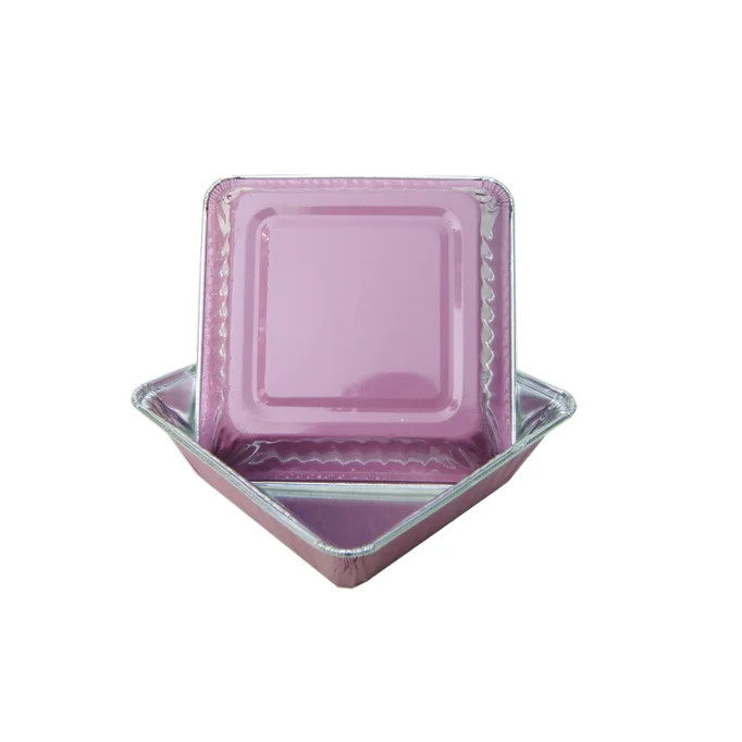 Airline disposable aluminum foil barbecue trays