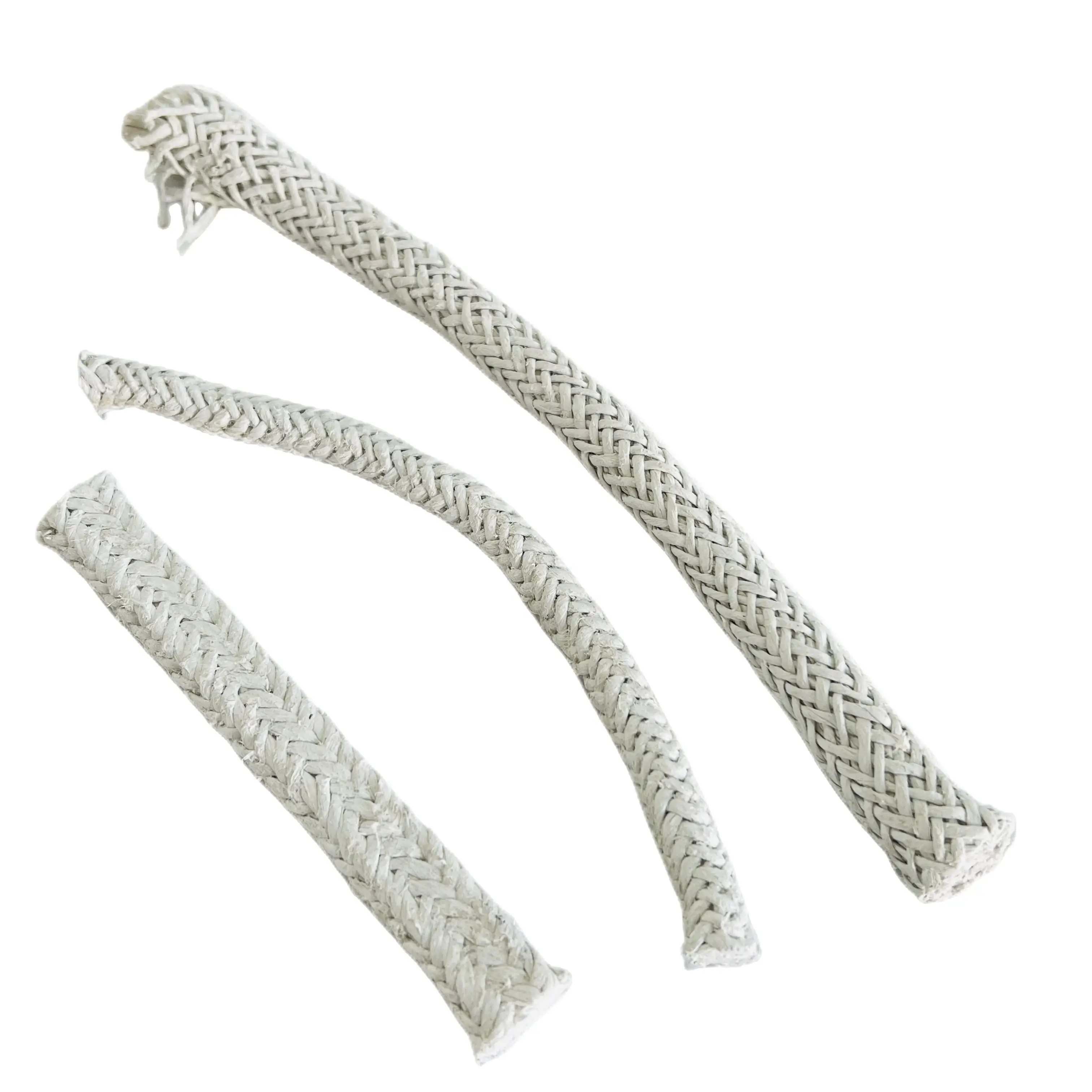 Customized 4-10mm white asbestos rope braided rope hardware sealing accessories rope