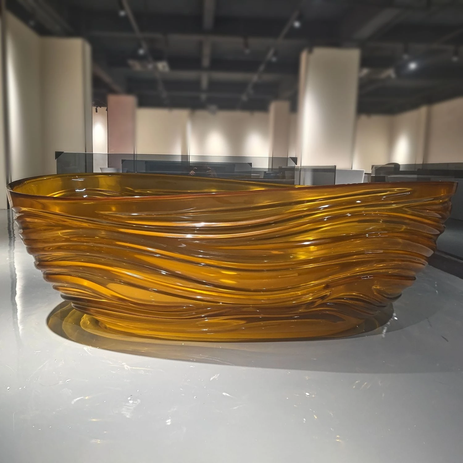 Closikal независимая Овальная Ванна из смолы прозрачная кристаллическая Высококачественная ванна