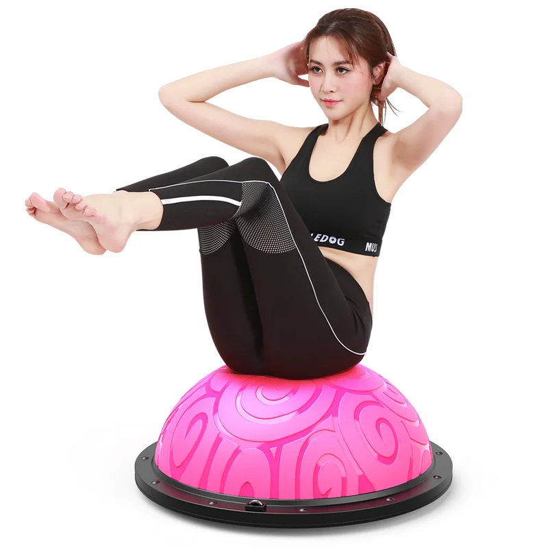 2021 New Style Durable and Antiburst Yoga Pilates Wave Speed Fitness Ball 58cm Balance Training Velocity Sphere
