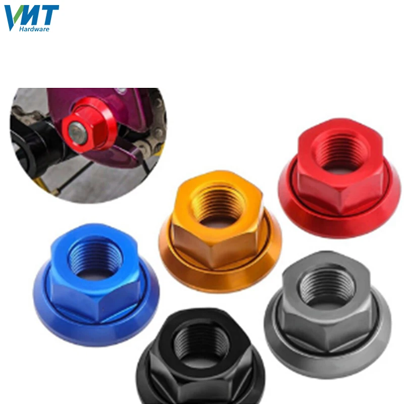 Custom High Precision Machining CNC Aluminum Hub Nut Bicycle Axle Manufacturer Factory China