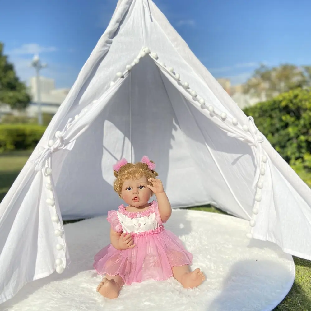 Reborn Baby Children Dolls Silicone Full Body Perfect Size for Children Vinyl Unisex Fashion Doll Vinyl Toys Changing Cloth HN